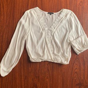 Woman’s deep v blouse